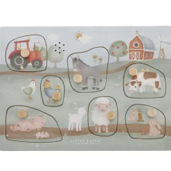 Puzzle sonore en bois Little Farm|Little Dutch Clearance