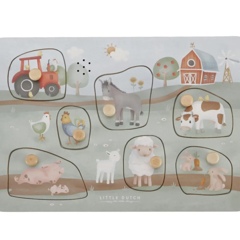 Puzzle sonore en bois Little Farm|Little Dutch Clearance