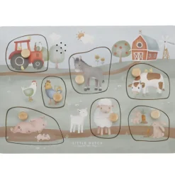 Puzzle sonore en bois Little Farm|Little Dutch Clearance