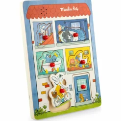 Puzzle sonore Puce & Pilou|Moulin Roty Sale