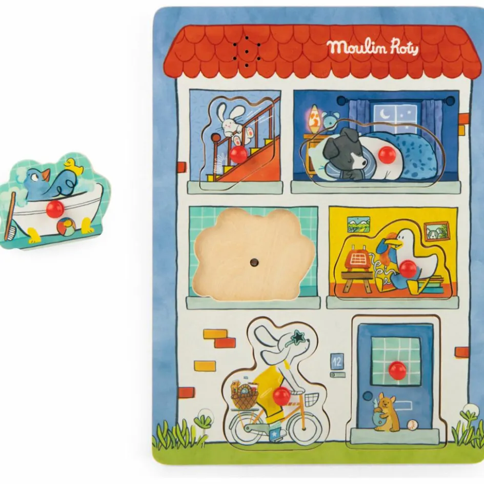 Puzzle sonore Puce & Pilou|Moulin Roty Sale