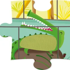 Best Janod Puzzle tactile Une journée au zoo (20 pièces)