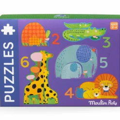 Puzzles évolutifs animaux Les Toupitis (20 pièces)|Moulin Roty New