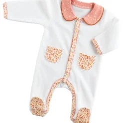 Best Sauthon Pyjama chaud à col floral Esmée (3 mois)