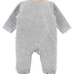 Hot Noukie's Pyjama chaud Babou & Kendi en velours gris (3 mois)