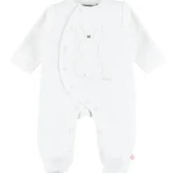 Pyjama chaud en velours Lapin écru (1 mois)|Noukie's New