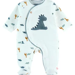 Pyjama chaud Tiga, Stegi & Ops en velours (6 mois)|Noukie's Clearance