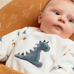 Best Noukie's Pyjama chaud Tiga, Stegi & Ops en velours (3 mois)