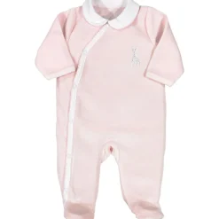 Pyjama croisé en velours rose Sophie la girafe (naissance)|Trois Kilos Sept Best