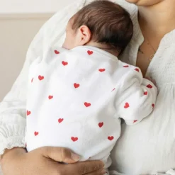 Pyjama Cœurs Rouges (1 mois)|Trois Kilos Sept Best