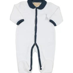Outlet Trois Kilos Sept Pyjama en velours blanc Sophie la girafe (naissance)