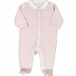 Trois Kilos Sept Pyjama en velours rose Sophie la girafe (1 mois)