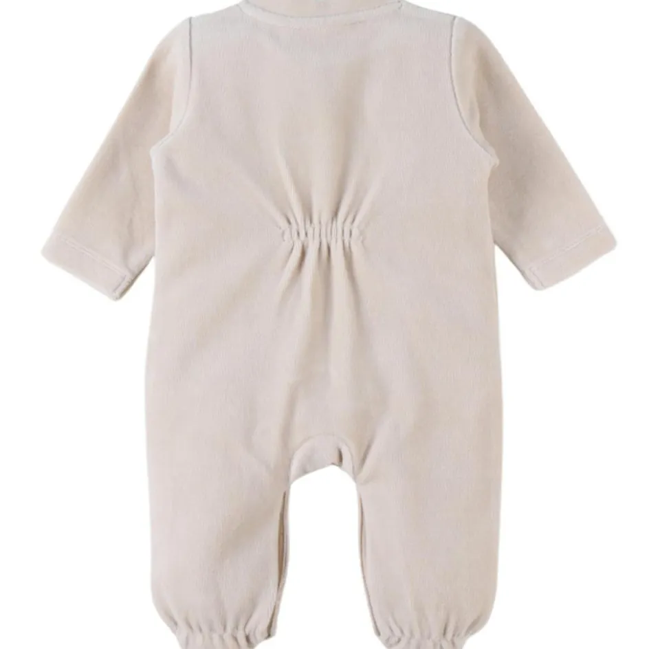 Pyjama velours beige éléphant (dès la naissance)|Noukie's Outlet