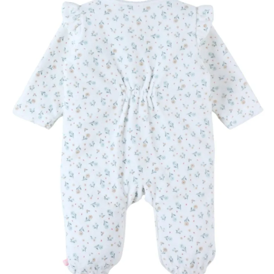 Hot Noukie's Pyjama velours imprimé fleuri (3 mois)