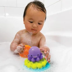 Sale Infantino Pyramide de bain Pieuvre