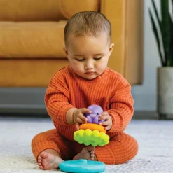 Sale Infantino Pyramide de bain Pieuvre