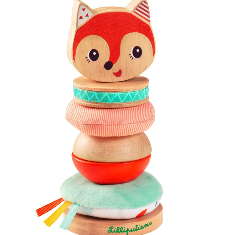 Pyramide en bois Alice la renarde|Lilliputiens