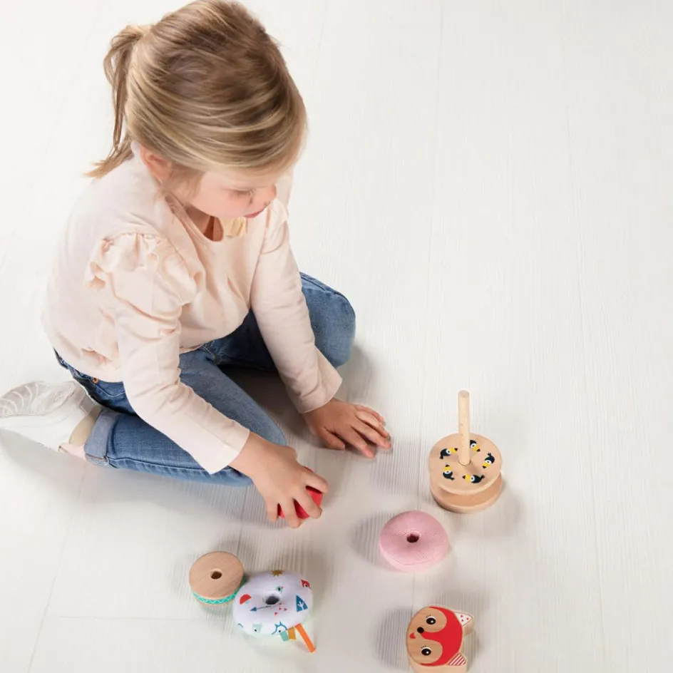 Pyramide en bois Alice la renarde|Lilliputiens