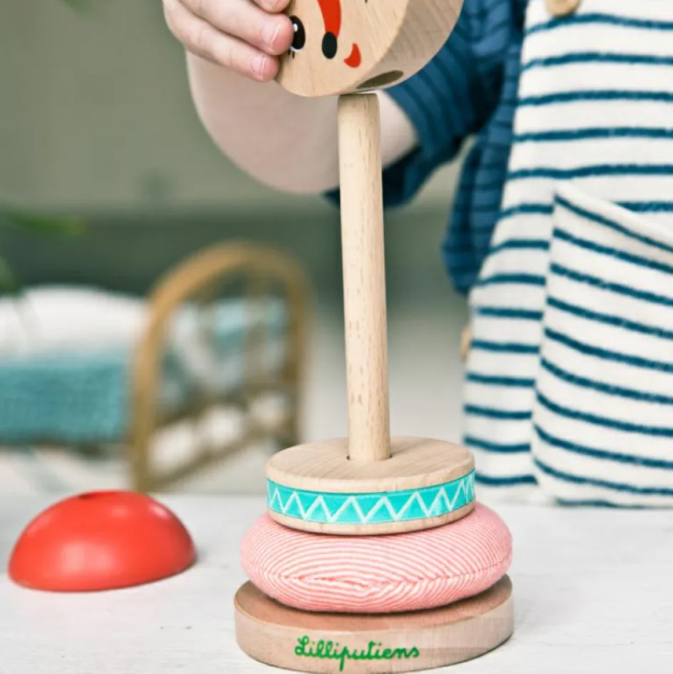 Pyramide en bois Alice la renarde|Lilliputiens