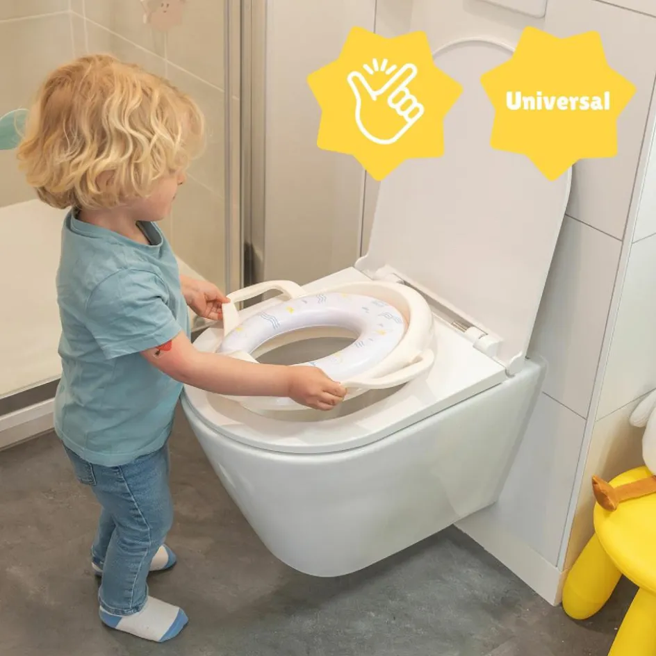 Réducteur de toilette avec poignées Mouette|Badabulle Online