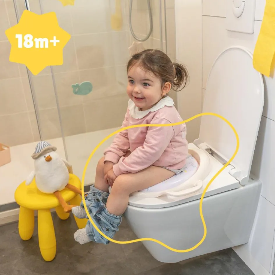 Réducteur de toilette avec poignées Mouette|Badabulle Online