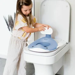 Sale Kindsgut Réducteur de toilette Baleine Bleu pigeon