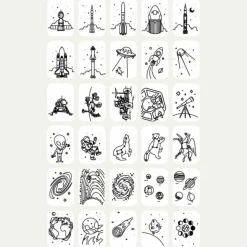 Recharge KIDYDRAW-MINI Thème : Galaxy et Dinosaures|KIDYWOLF Discount