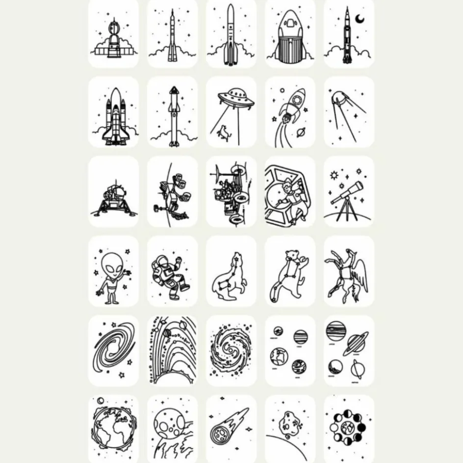 Recharge KIDYDRAW-MINI Thème : Galaxy et Dinosaures|KIDYWOLF Discount