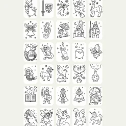 Recharge KIDYDRAW-MINI Thème : Once Upon a Time et Animaux|KIDYWOLF New