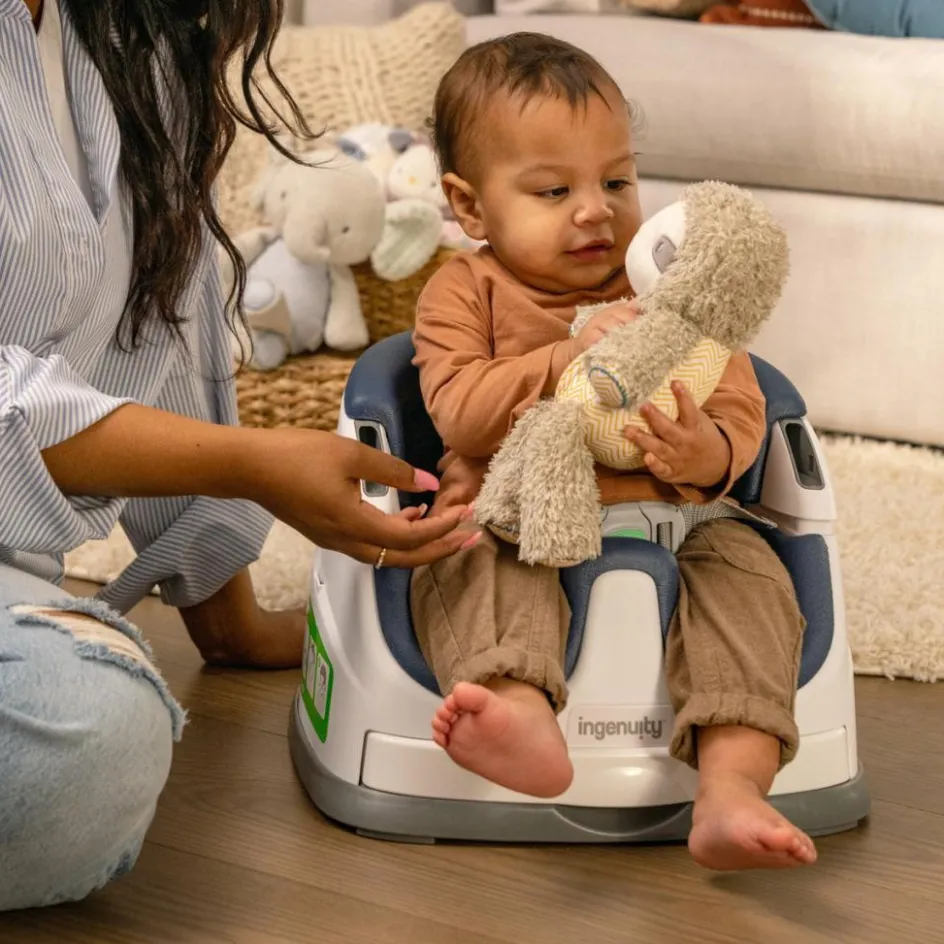 Rehausseur de chaise 2 en 1 Bleu nuit|Ingenuity Clearance