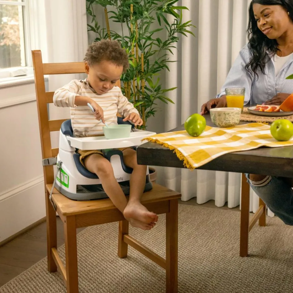 Rehausseur de chaise 2 en 1 Bleu nuit|Ingenuity Clearance