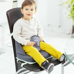 Réhausseur Up & Go gris et vert d'eau|Babymoov Outlet