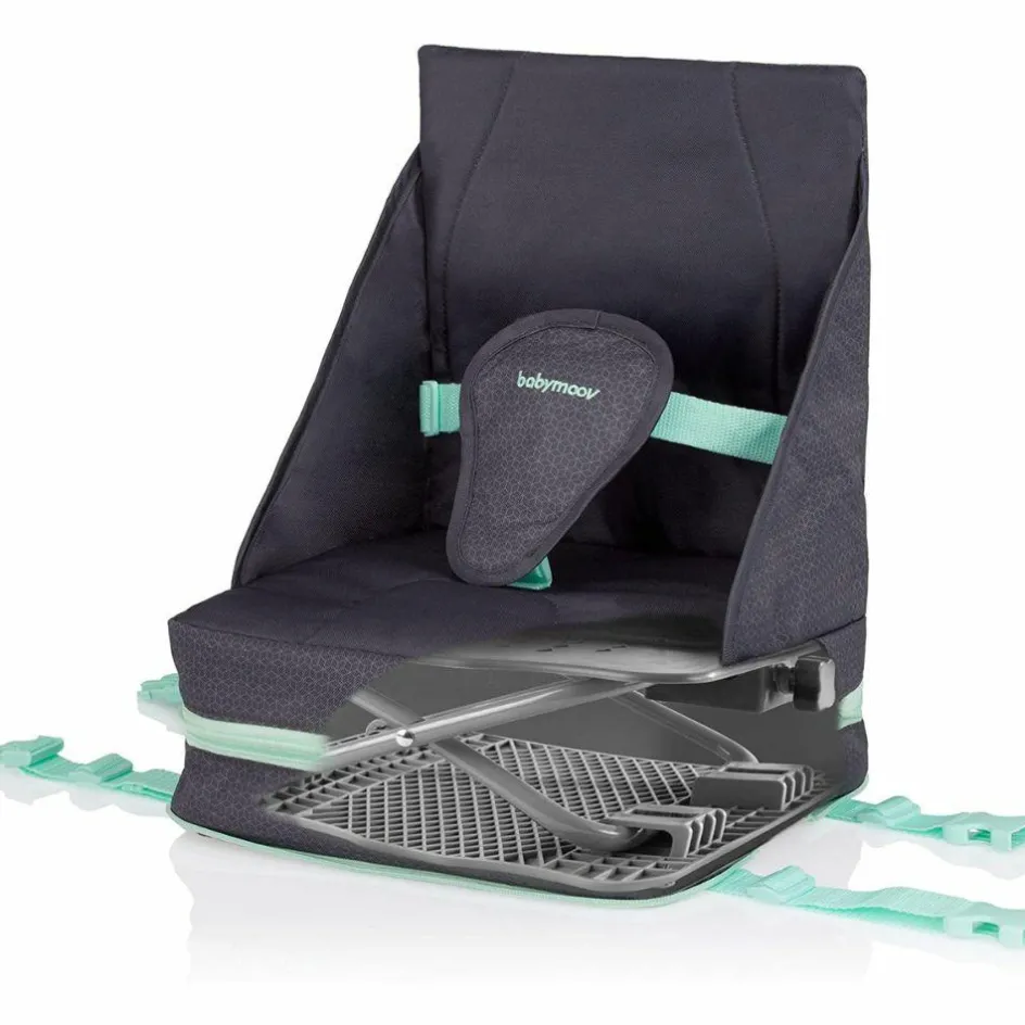 Réhausseur Up & Go gris et vert d'eau|Babymoov Outlet