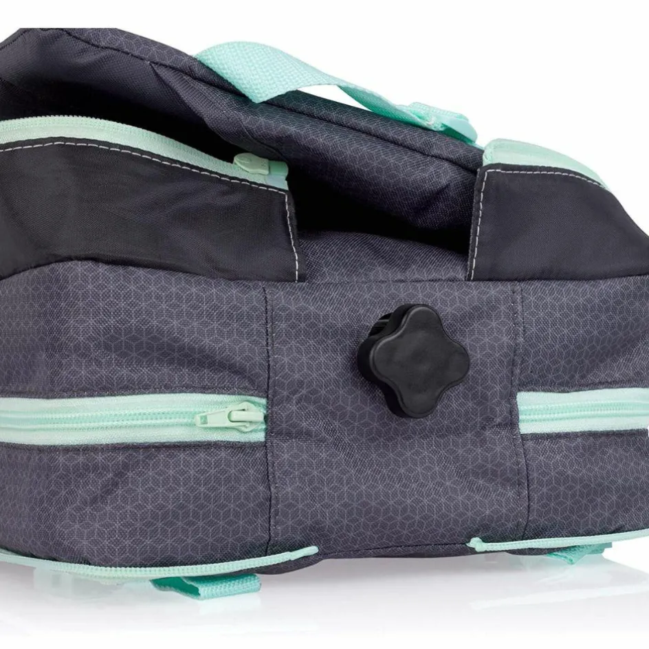 Réhausseur Up & Go gris et vert d'eau|Babymoov Outlet