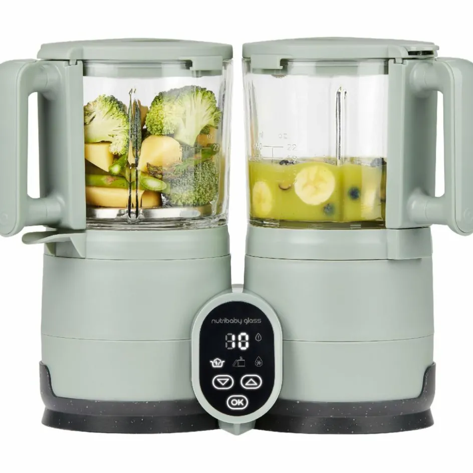 Discount Babymoov Robot cuiseur Nutribaby Glass Celadon Green