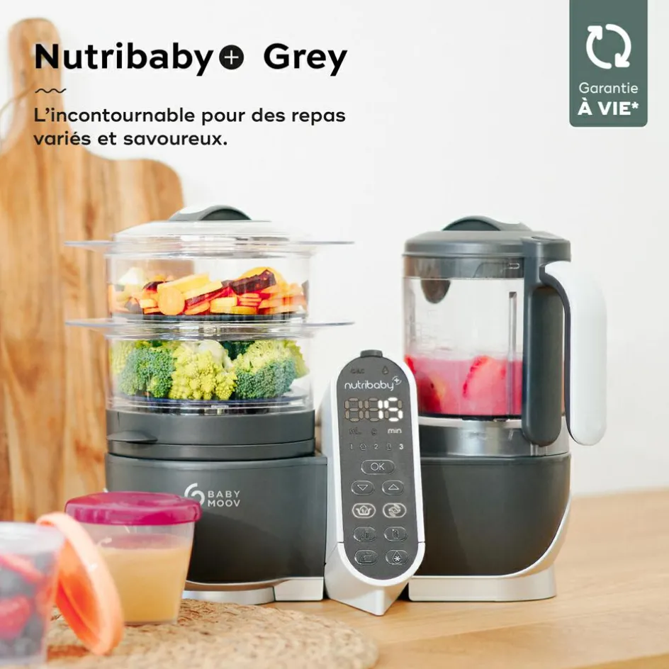 Robot cuiseur Nutribaby(+) Industrial grey|Babymoov Sale