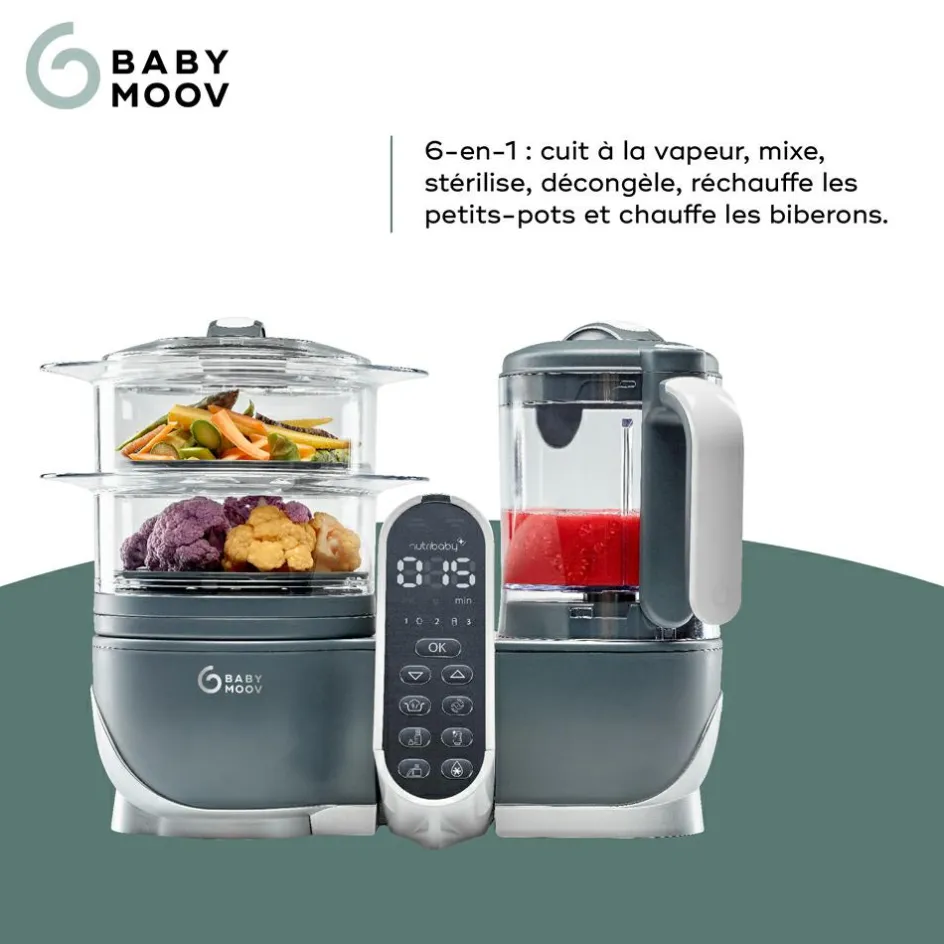 Robot cuiseur Nutribaby(+) Industrial grey|Babymoov Sale