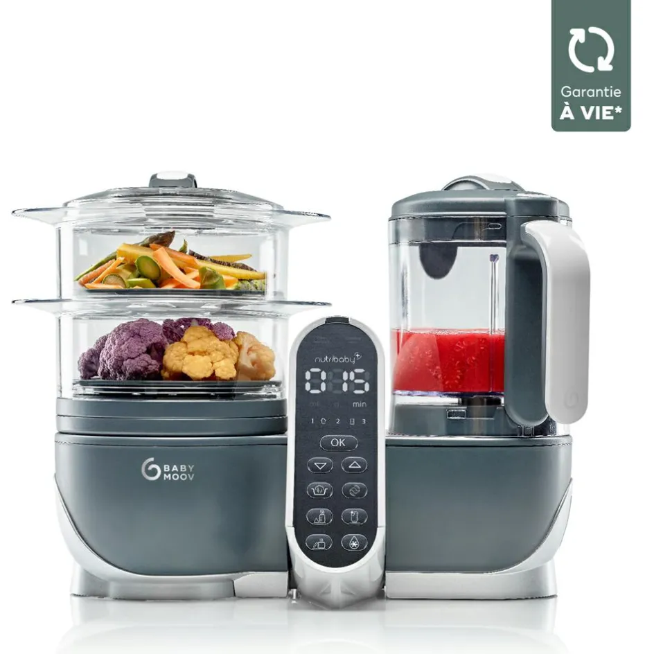 Robot cuiseur Nutribaby(+) Industrial grey|Babymoov Sale
