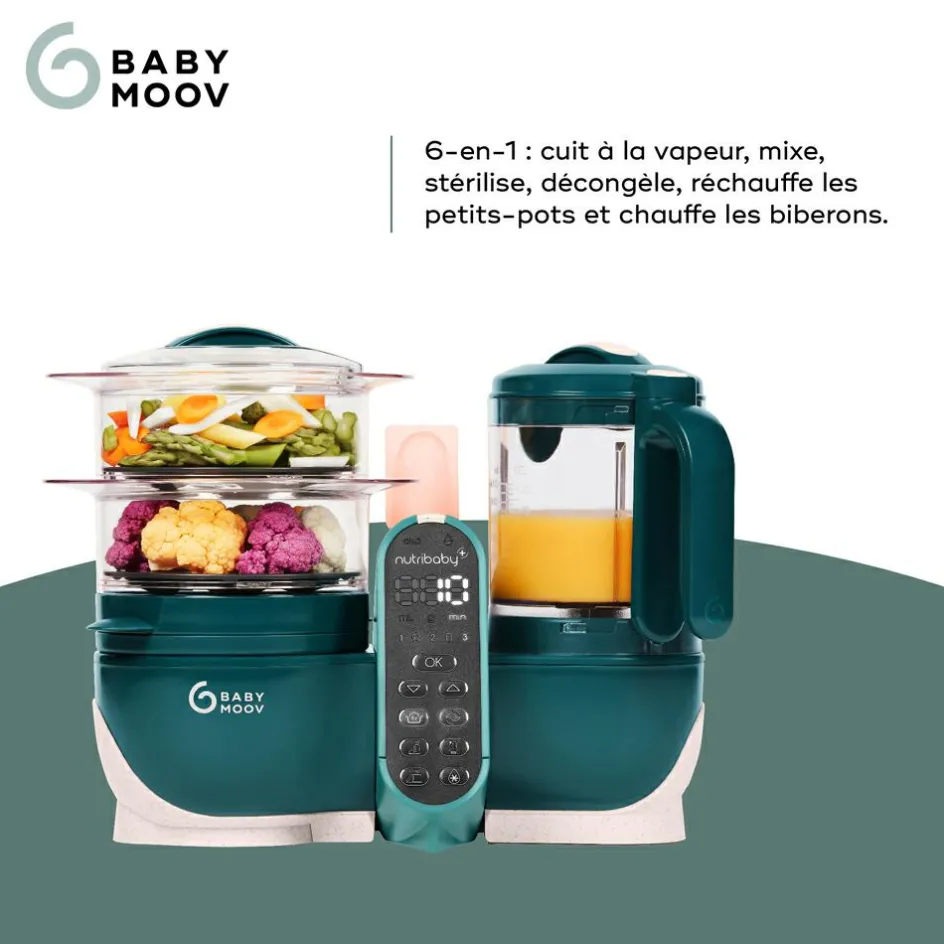 Sale Babymoov Robot cuiseur Nutribaby+ Opal Green