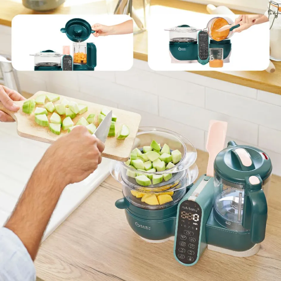 Sale Babymoov Robot cuiseur Nutribaby+ Opal Green