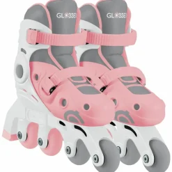 Rollers Learning Skate évolutif 2 en 1 Pastel Rose (pointure 30-33)|Globber Clearance