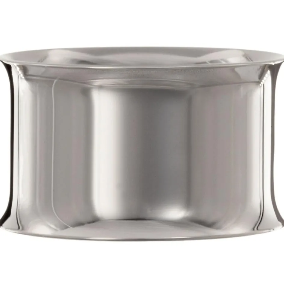 Rond de serviette Contemporaine personnalisable (métal argenté)|Daniel Crégut Discount