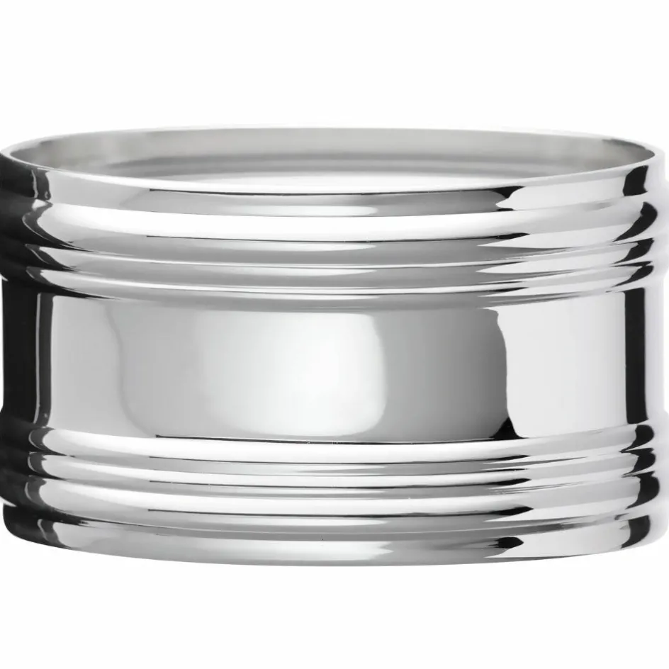 Rond de serviette Henriette en métal argenté|Christofle Discount