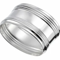 Rond de serviette Henriette en métal argenté|Christofle Discount