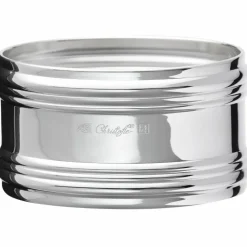 Rond de serviette Henriette en métal argenté|Christofle Discount