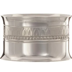 Rond de serviette Marie-Louise en métal argenté + coffret (personnalisable)|Daniel Crégut New