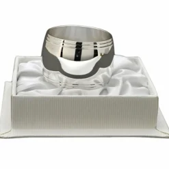 Discount Daniel Crégut Rond de serviette Tonneau Filet personnalisable (métal argenté) dans son coffret