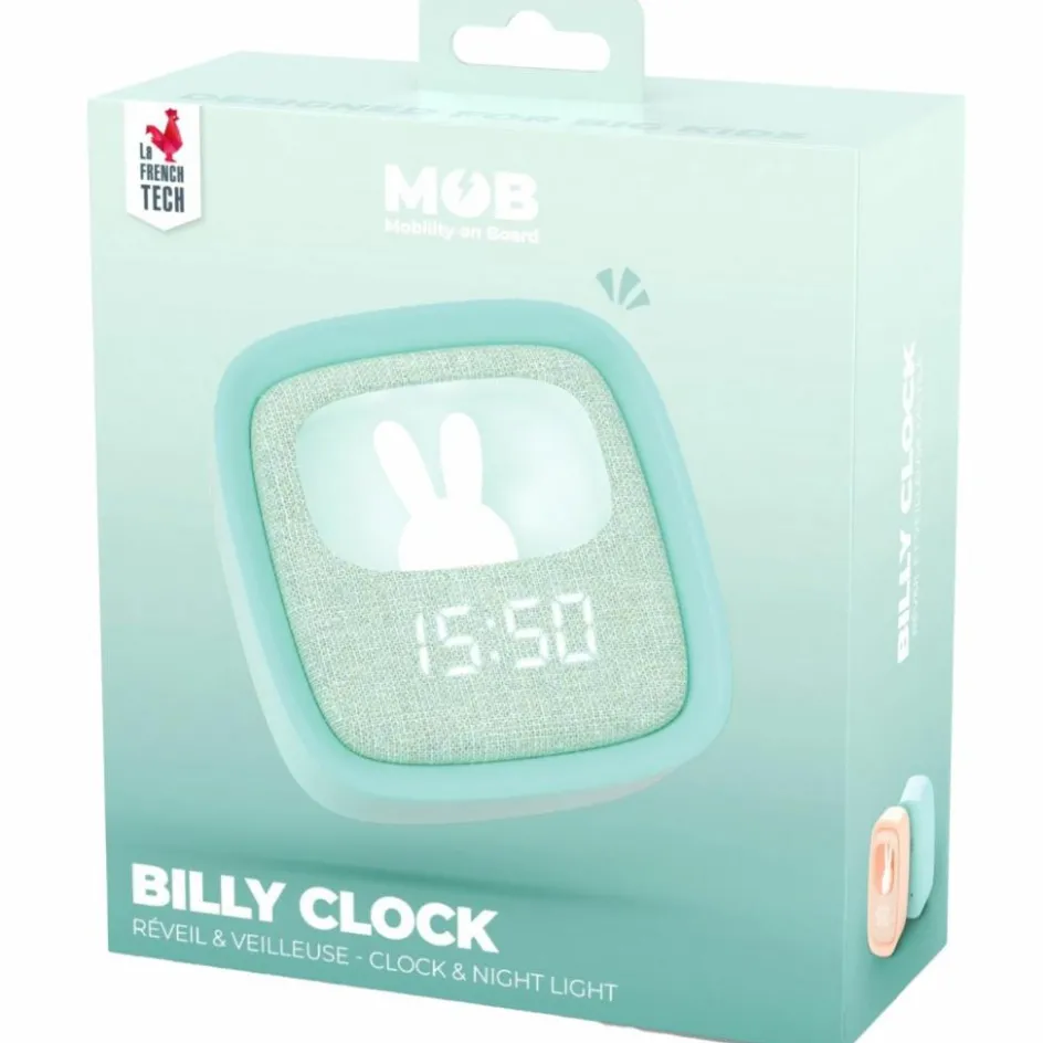 New MOB Réveil 2 en 1 Billy Clock Turquoise