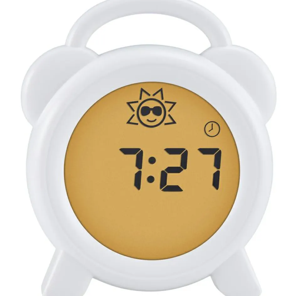 Réveil éducatif et veilleuse sleeptrainer blanc|Alecto Clearance