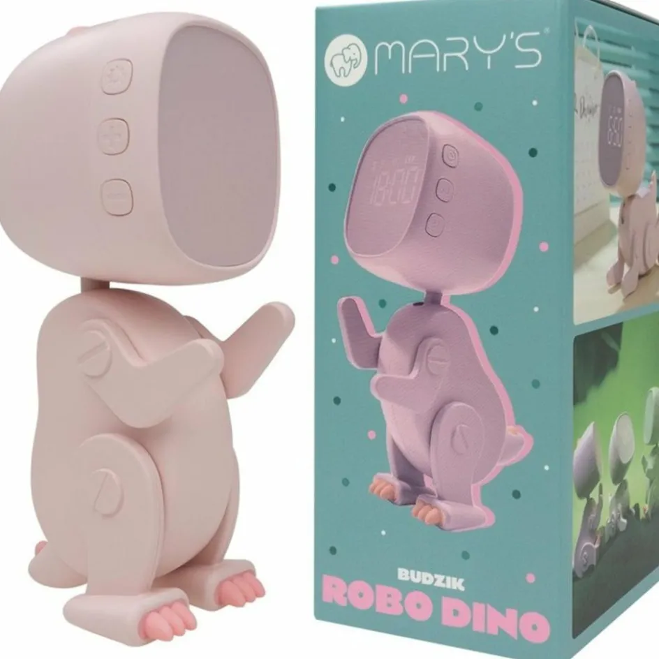 Discount Mary's Réveil Robot Dinosaure Rose
